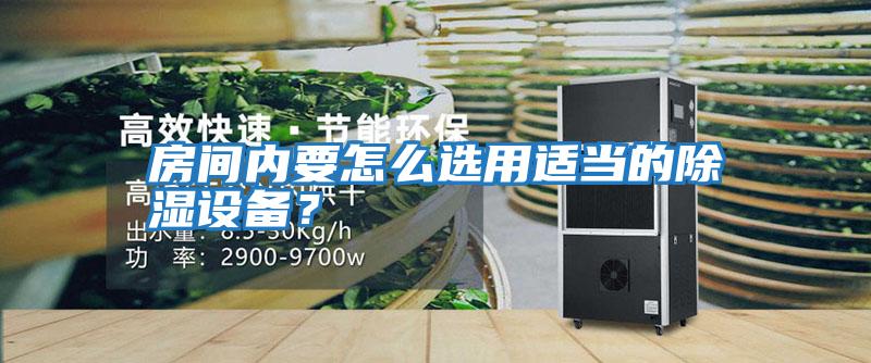 房間內(nèi)要怎么選用適當?shù)某凉裨O備?