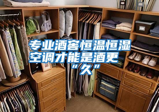 專業(yè)酒窖恒溫恒濕空調才能是酒更“久”