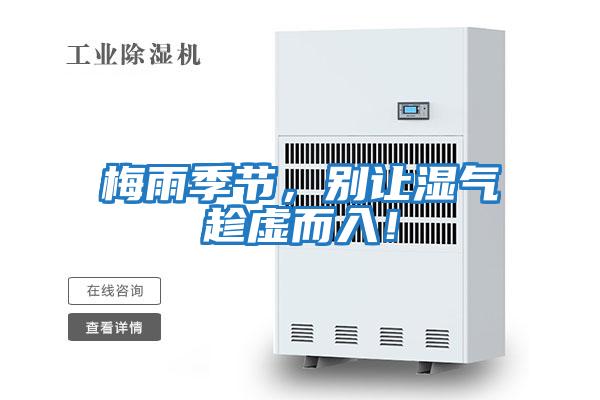 梅雨季節，別讓濕氣趁虛而入！