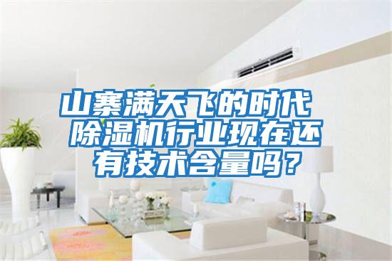 山寨滿天飛的時代 除濕機行業現在還有技術含量嗎?