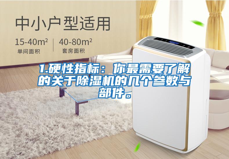 1.硬性指標(biāo)：你最需要了解的關(guān)于除濕機(jī)的幾個(gè)參數(shù)與部件。