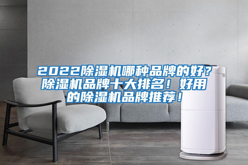 2022除濕機哪種品牌的好？除濕機品牌十大排名！好用的除濕機品牌推薦！