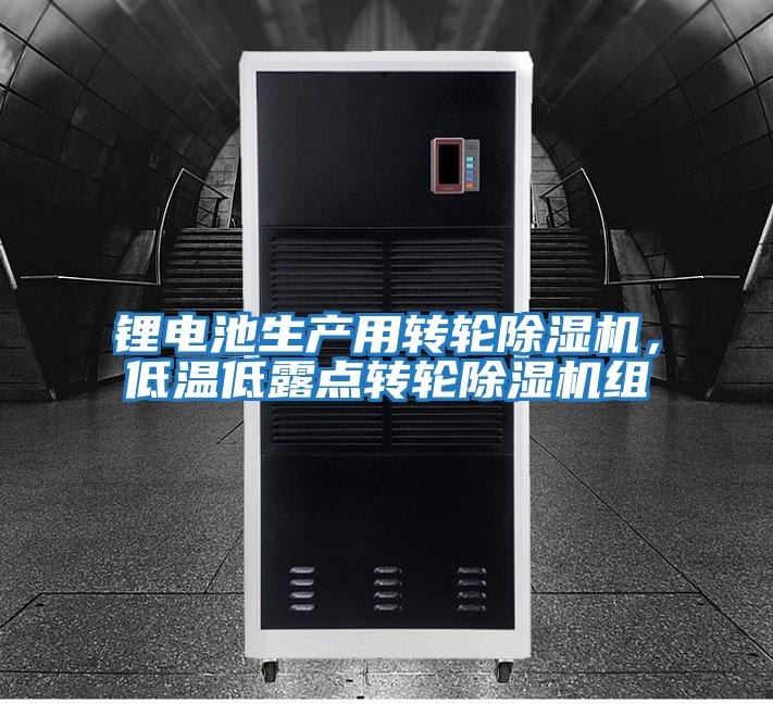 鋰電池生產用轉輪除濕機，低溫低露點轉輪除濕機組