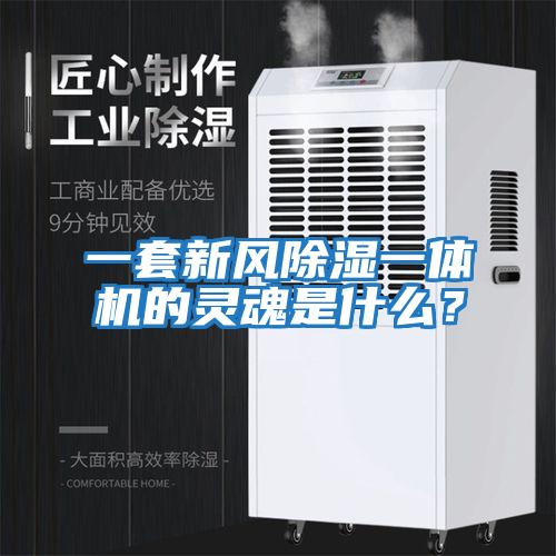 一套新風除濕一體機的靈魂是什么？