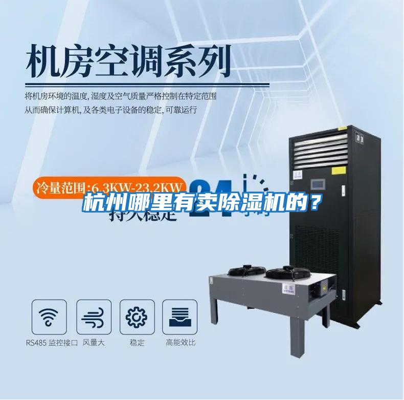 杭州哪里有賣除濕機的？
