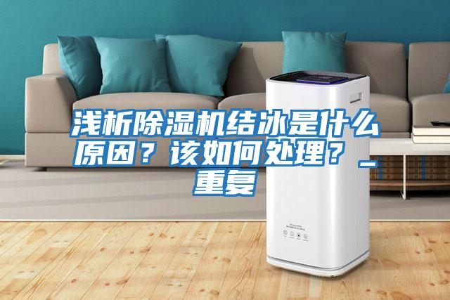 淺析除濕機結冰是什么原因？該如何處理？_重復