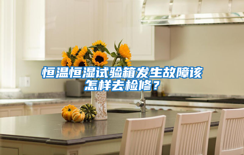 恒溫恒濕試驗箱發(fā)生故障該怎樣去檢修？