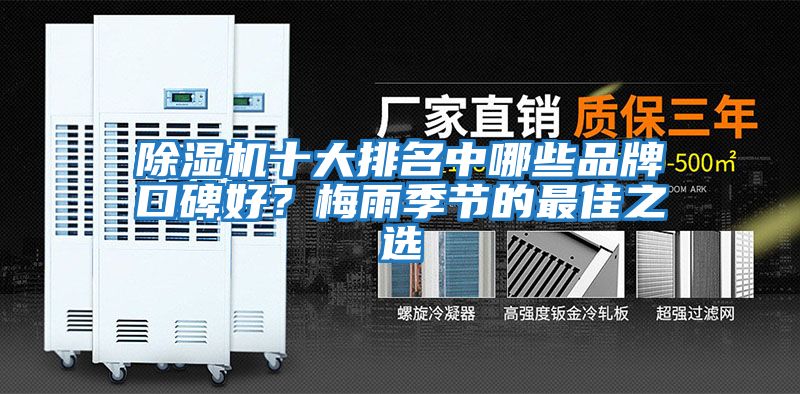 除濕機十大排名中哪些品牌口碑好？梅雨季節的最佳之選