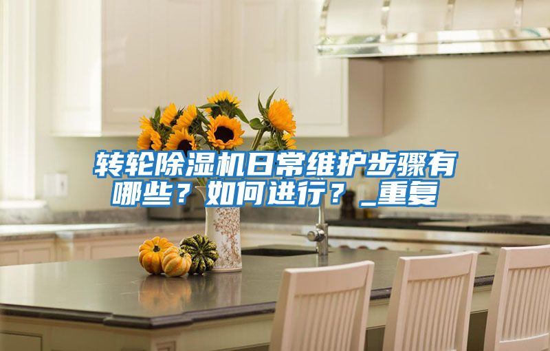 轉輪除濕機日常維護步驟有哪些？如何進行？_重復