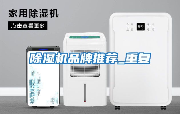除濕機品牌推薦_重復