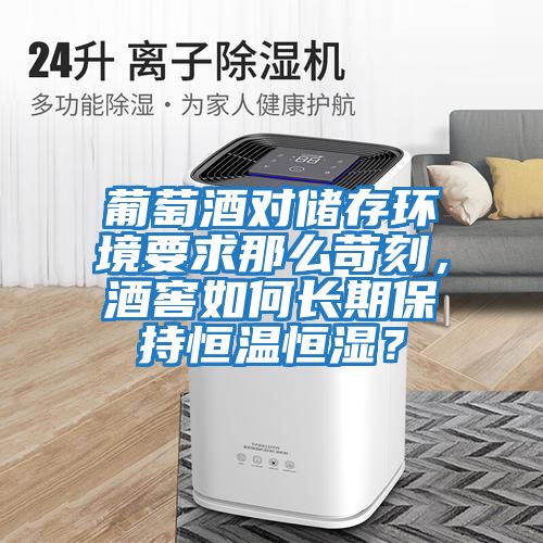 葡萄酒對(duì)儲(chǔ)存環(huán)境要求那么苛刻,酒窖如何長(zhǎng)期保持恒溫恒濕?